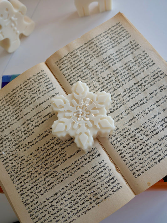 Schneeflocke Kerze