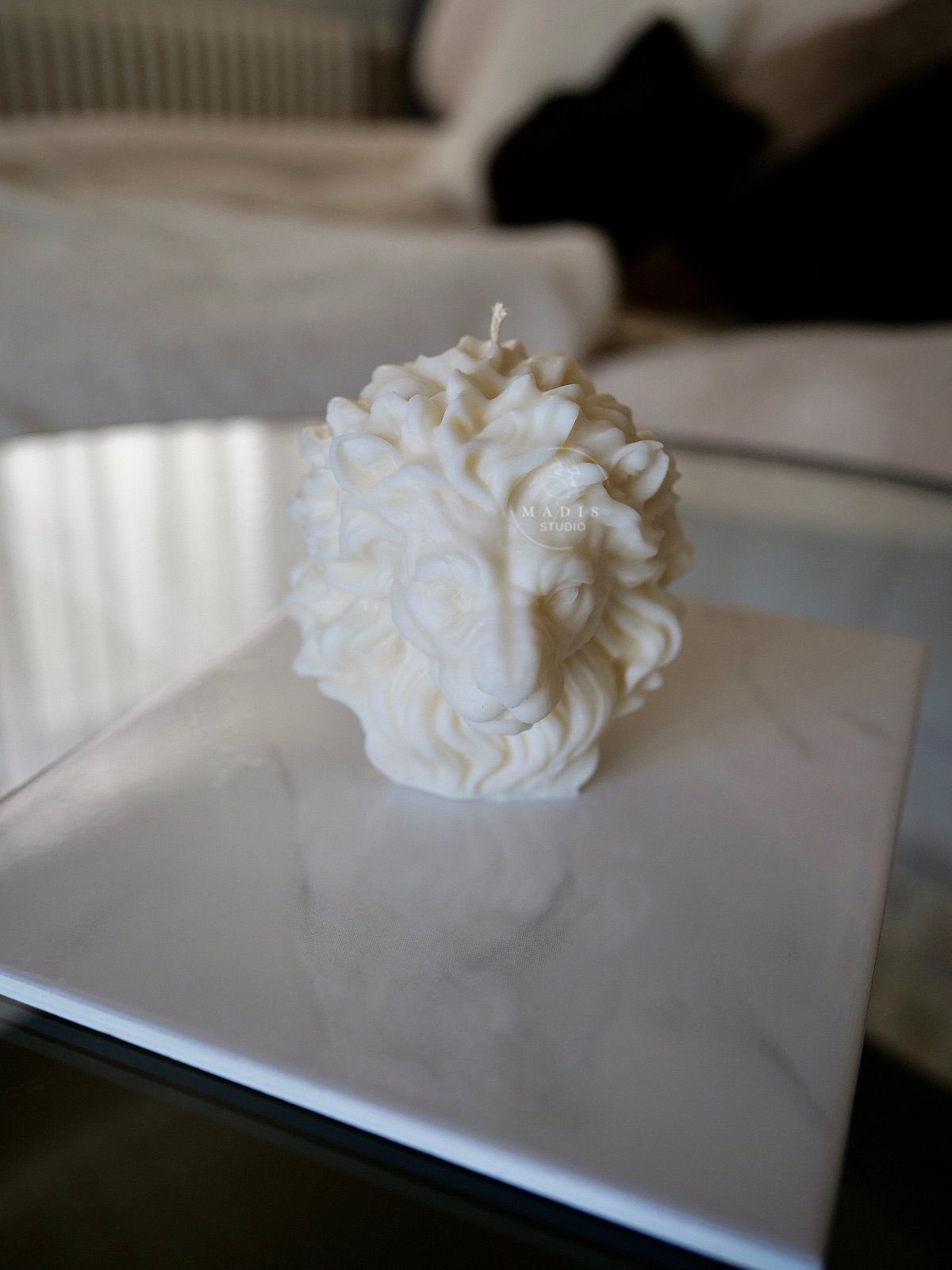 Löwe Kerze 3D